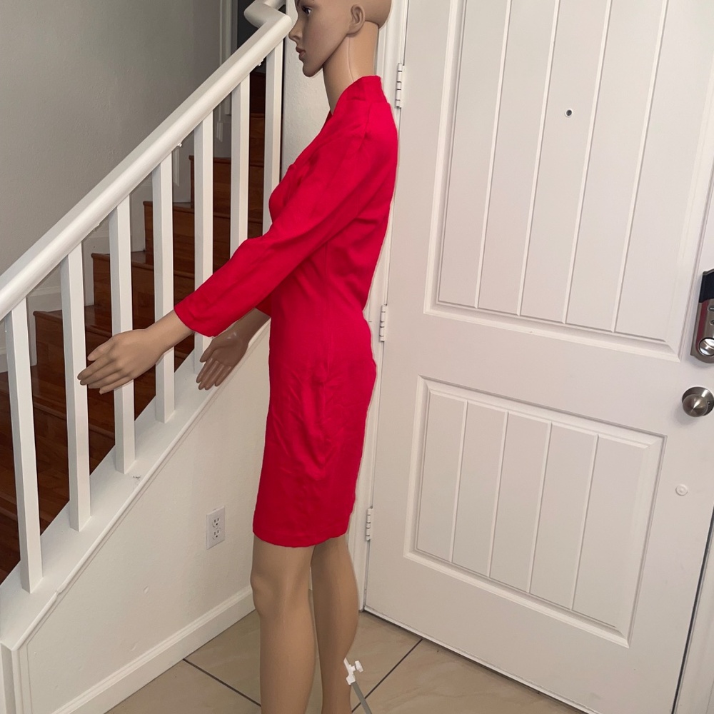 Red Mini Dress - Picture 2 of 4